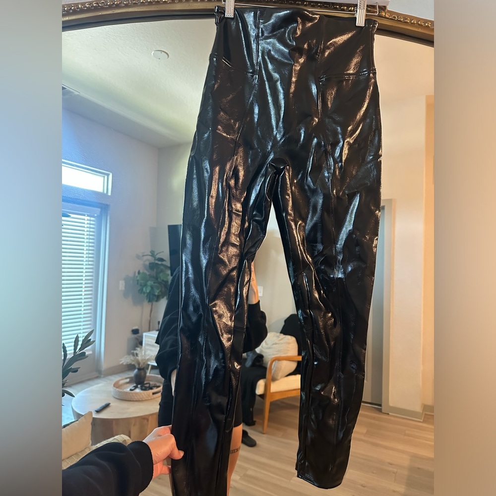 Spanx faux leather leggings